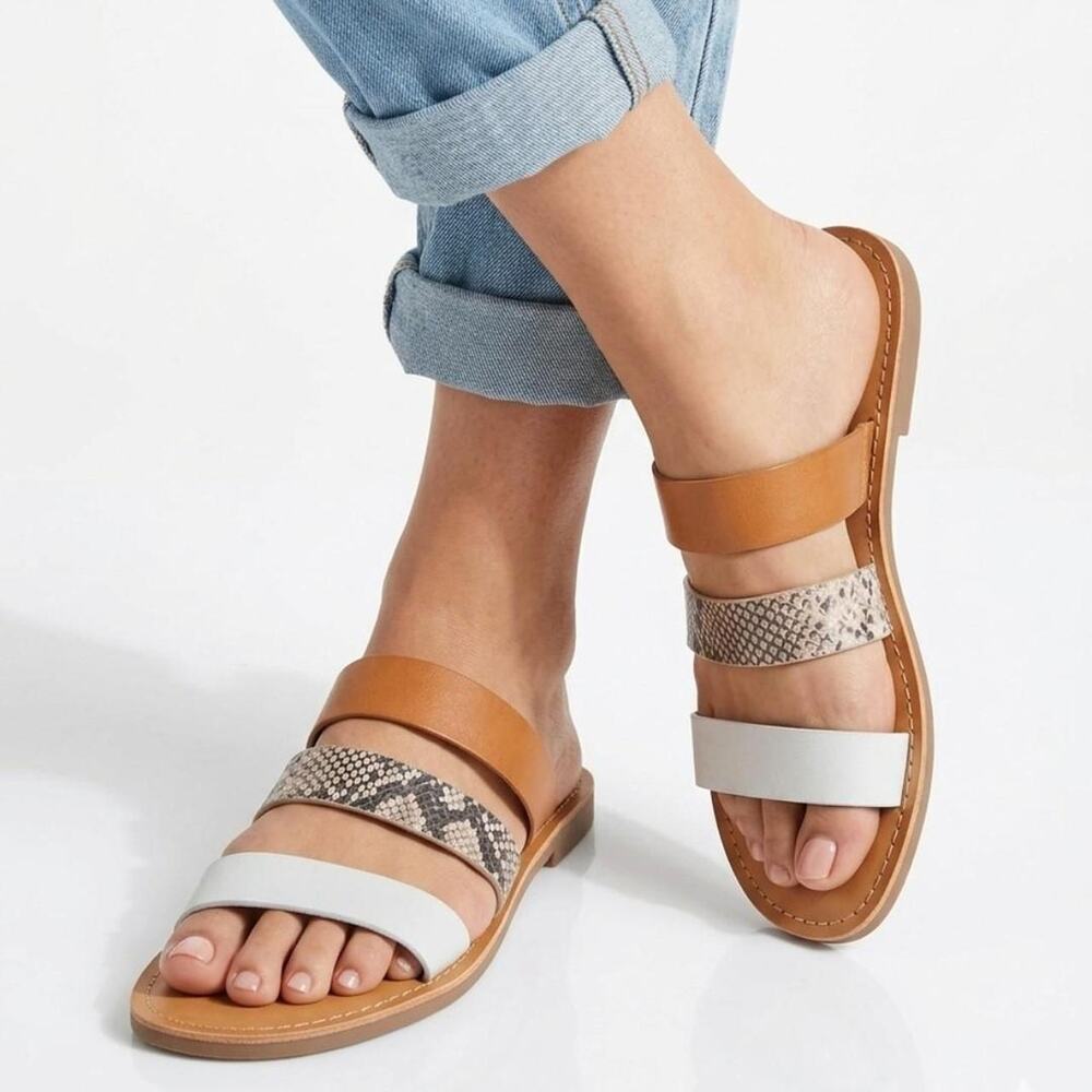 Versona tan cream sandals